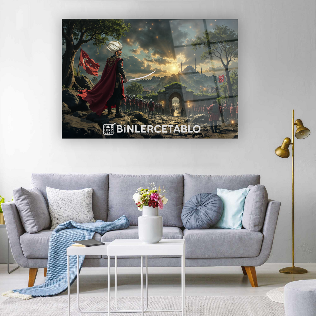 Orhan Gazi Bursa Fethi Cam Tablo