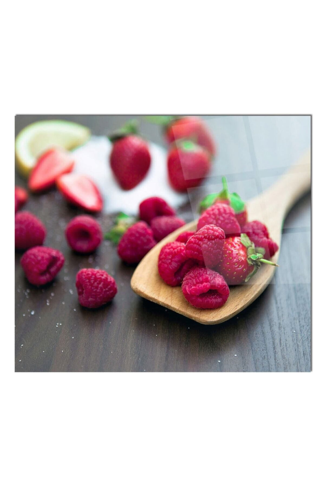 Cam Ocak Arkası Koruyucu Ankastre Arkası Koruyucu Ahududu