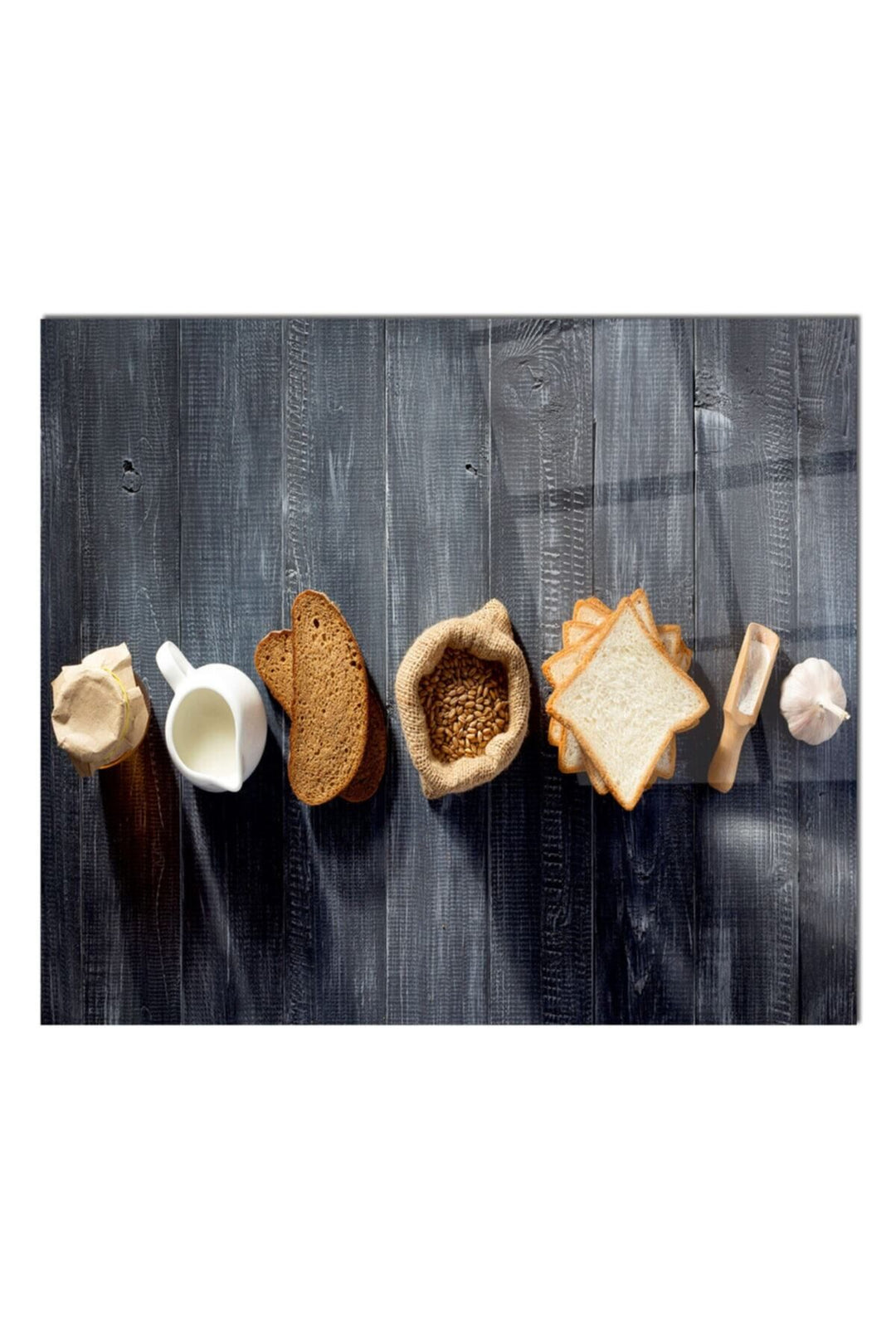 Cam Ocak Arkası Koruyucu Tezgah Ankastre Arkası Koruyucu Breakfast