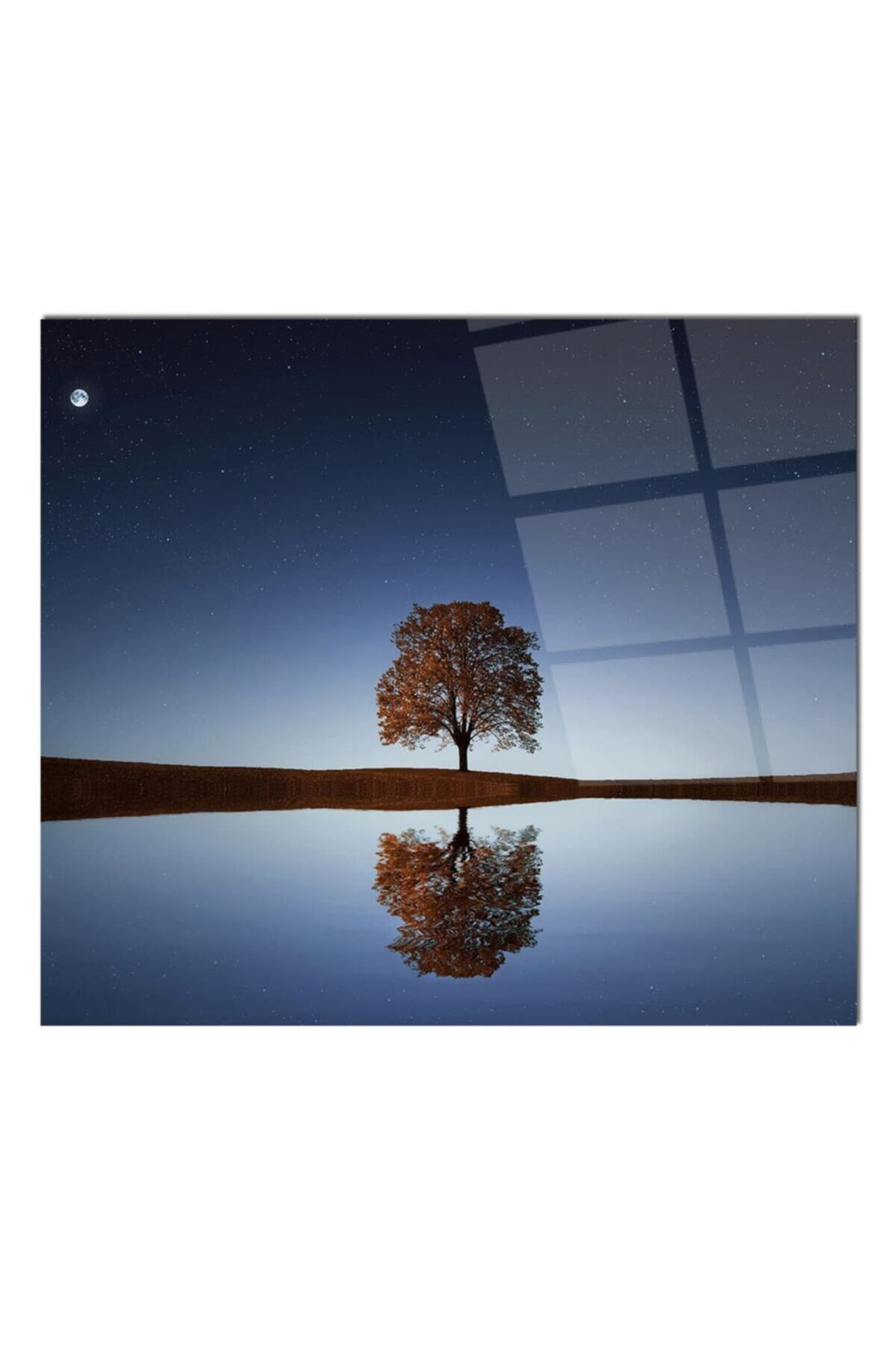 Cam Ocak Arkası Koruyucu Tezgah Ankastre Arkası Koruyucu Yalnız Ağaç