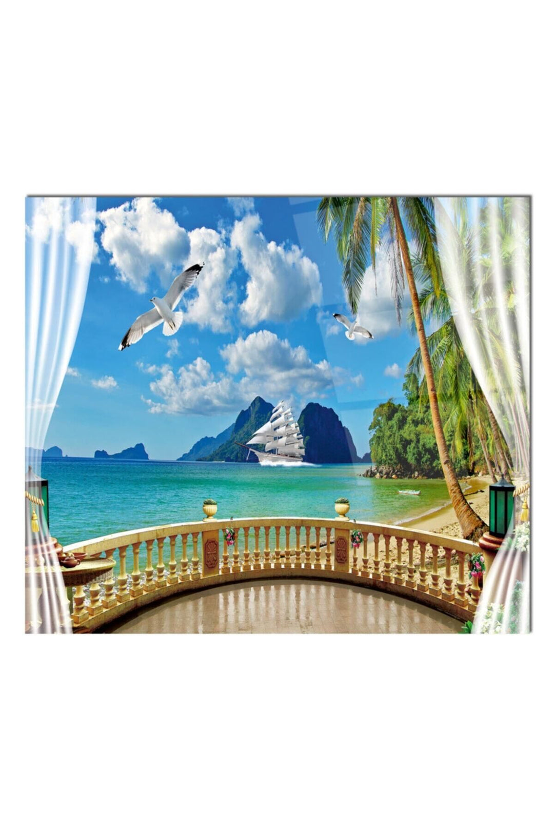 Cam Ocak Arkası Koruyucu Ankastre Arkası Koruyucu