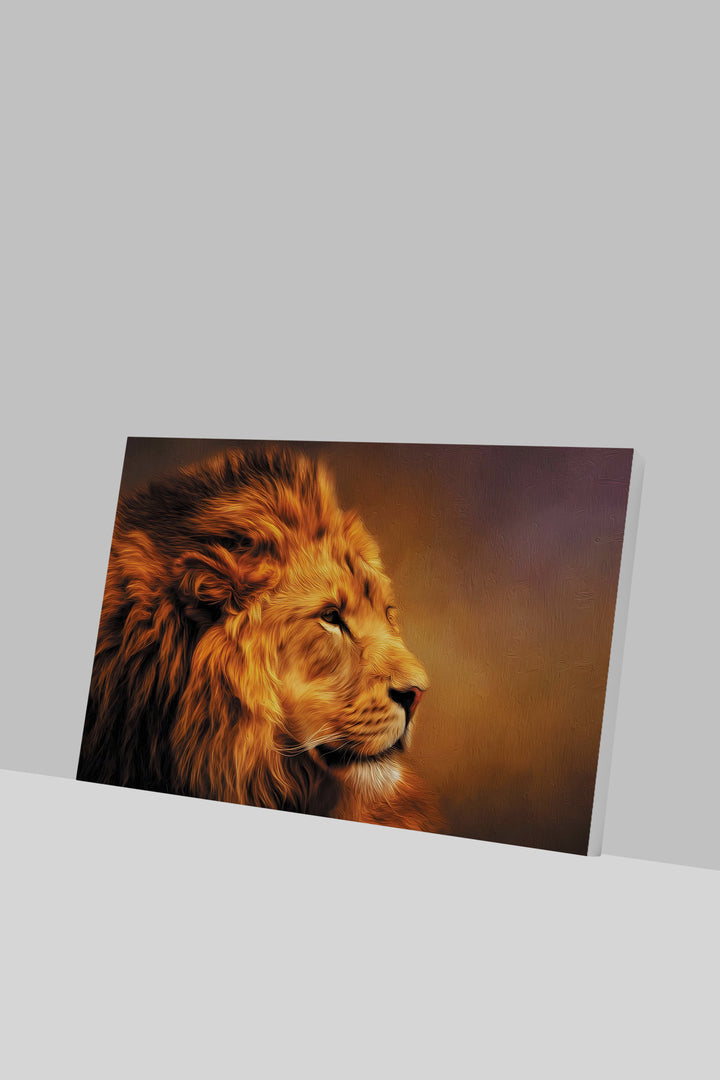 Aslan Hayvan Kanvas Tablo