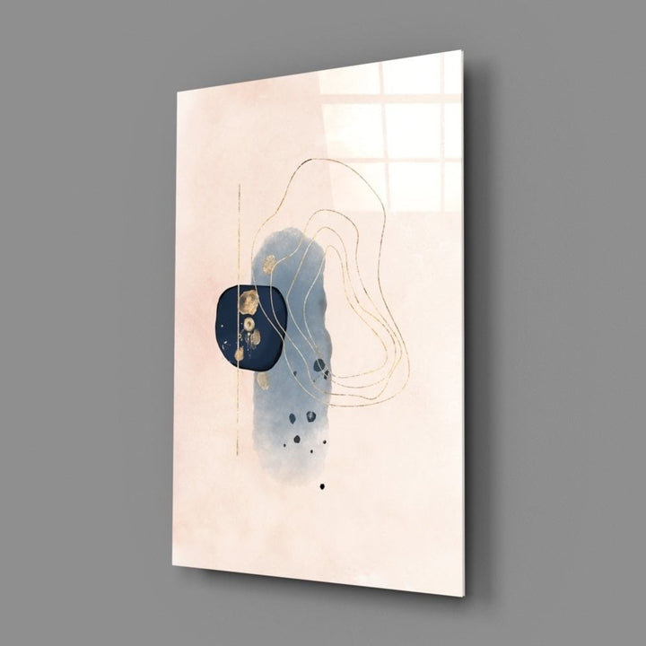 Abstract Bej Cam Tablo