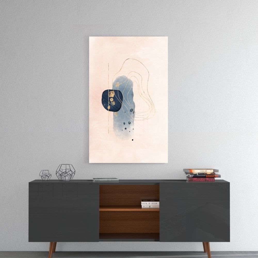 Abstract Bej Cam Tablo