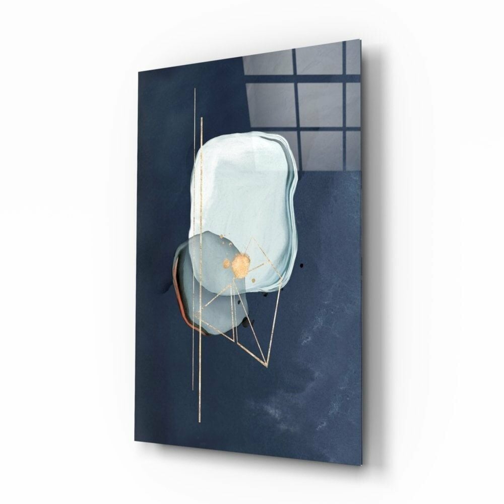 Abstract Gri Cam Tablo