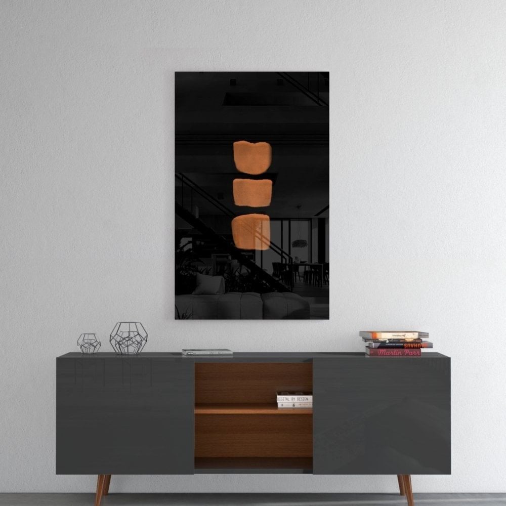 Abstract Sütun Cam Tablo