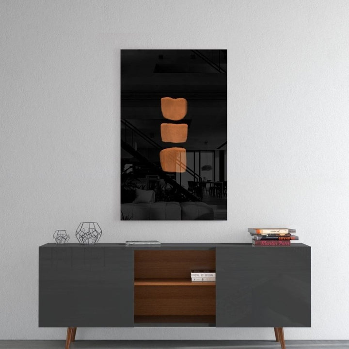 Abstract Sütun Cam Tablo