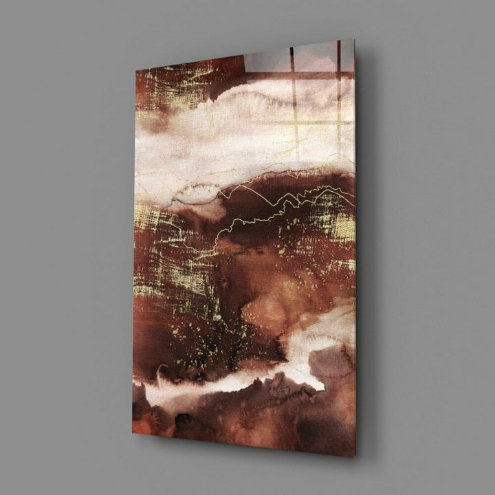 Abstract Toprak Cam Tablo