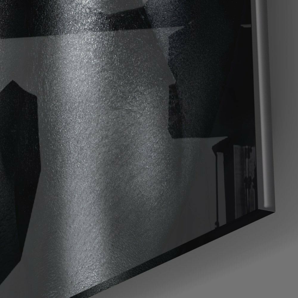 Altın Kadın Cam Tablo