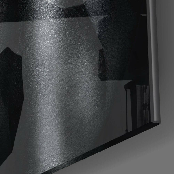 Altın Kadın Cam Tablo