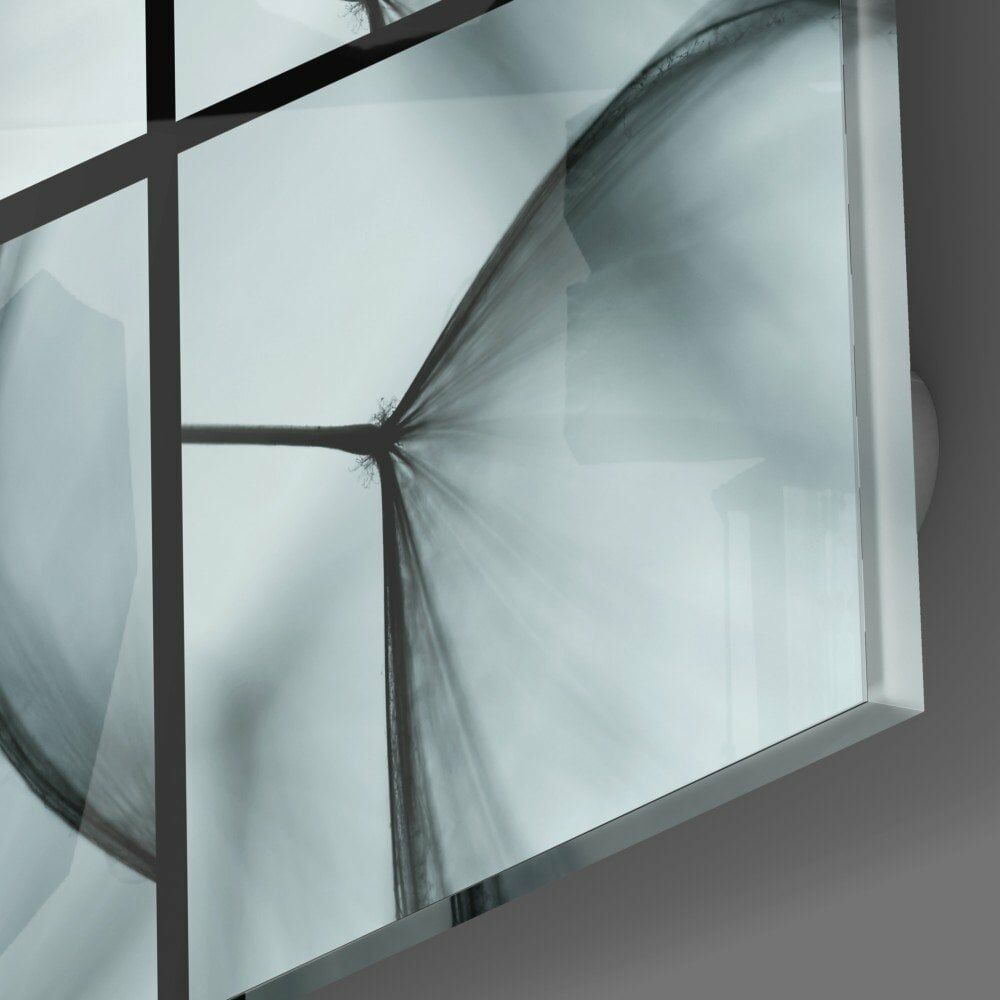 Arı Gözlü Karahindiba Cam Tablo