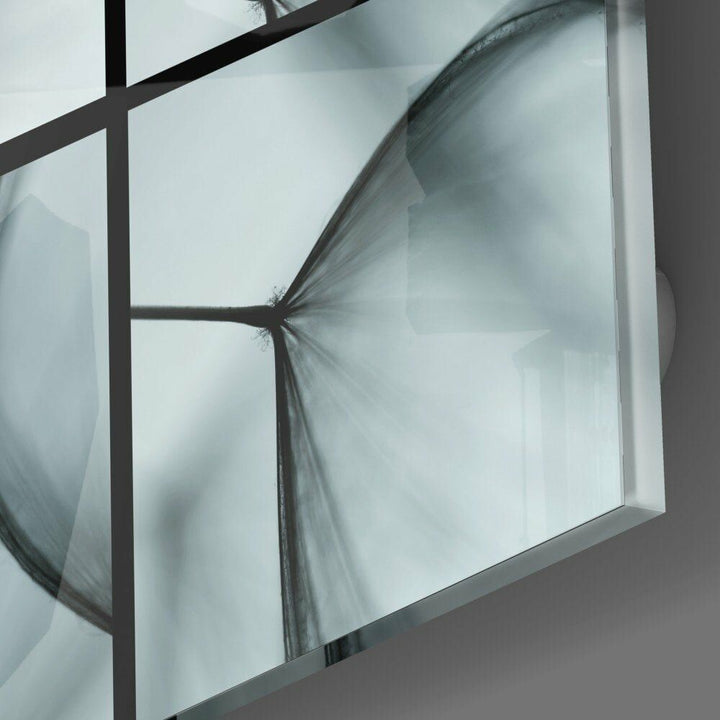 Arı Gözlü Karahindiba Cam Tablo