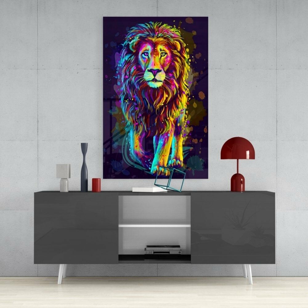 Aslan Cam Tablo No:1054