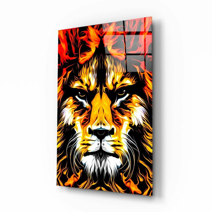 Aslan Cam Tablo No:5056