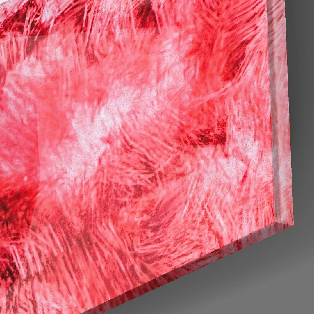 Astronot ve Uzay Çimenleri Cam Tablo