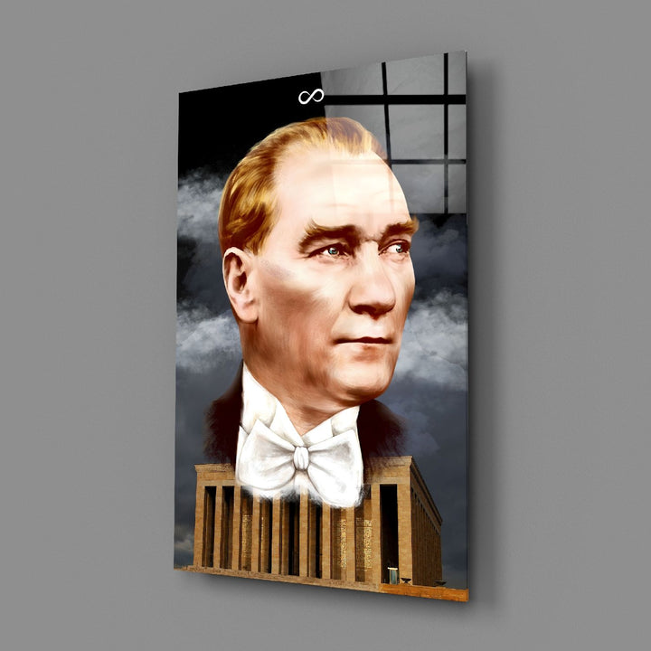 Atatürk ve Anıtkabir Cam Tablo