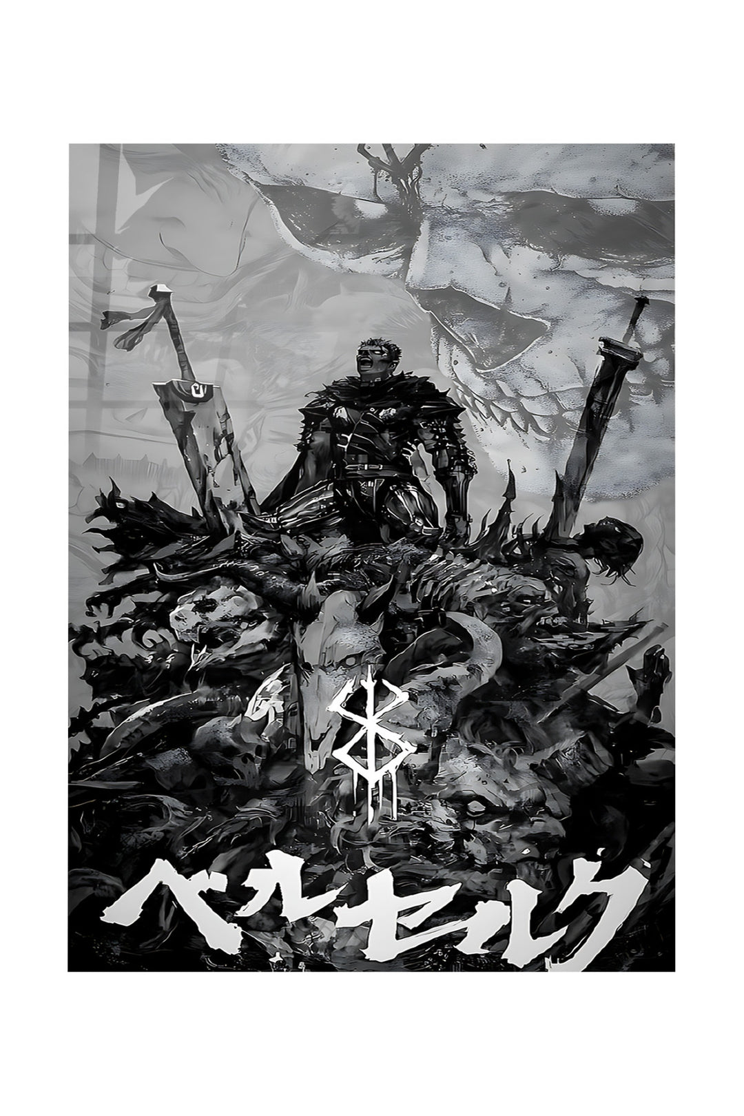 Guts Berserk Grey Aesthetic