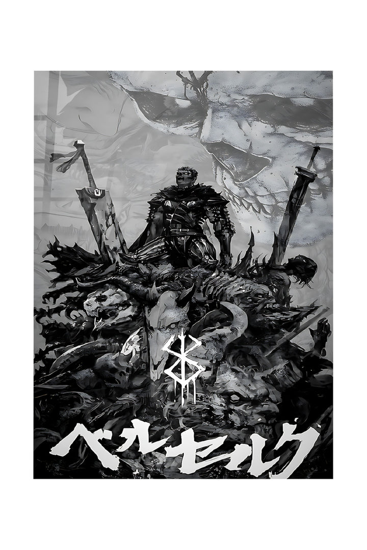 Guts Berserk Grey Aesthetic