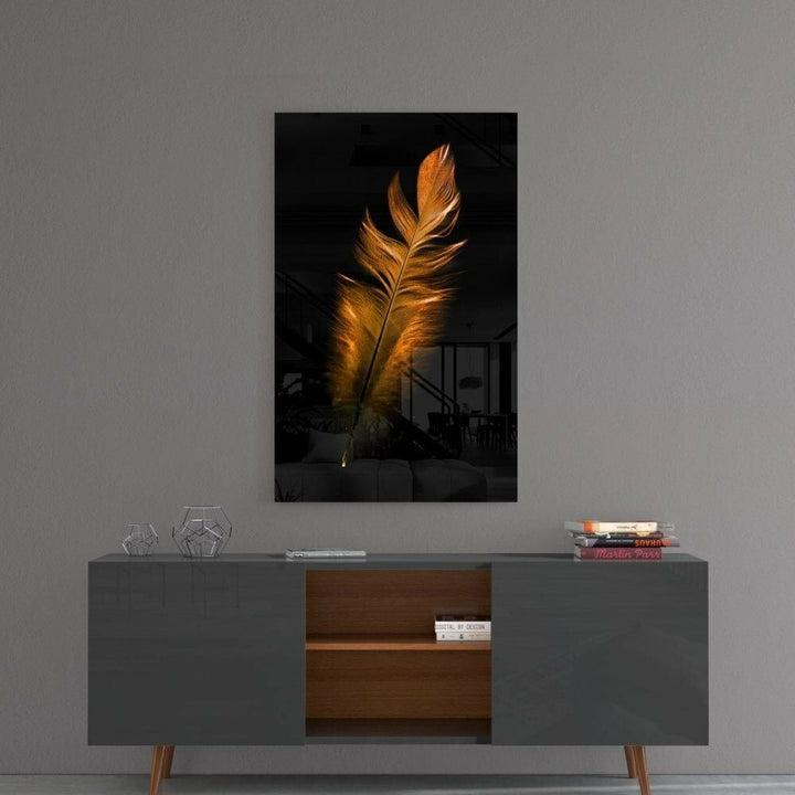 Bakır Tüy Cam Tablo