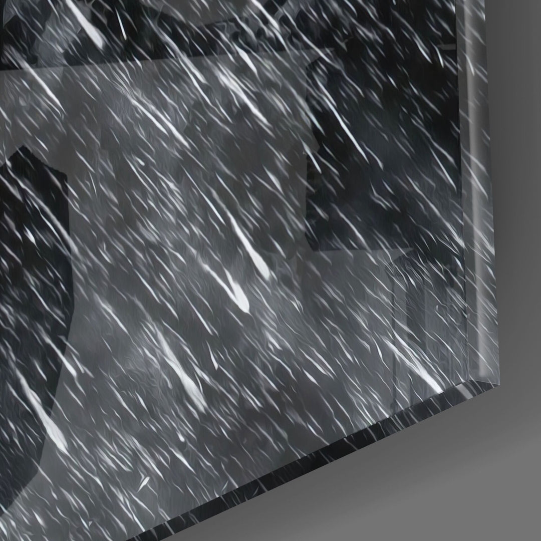 Batman, Catwomen Ve Bane Cam Tablo