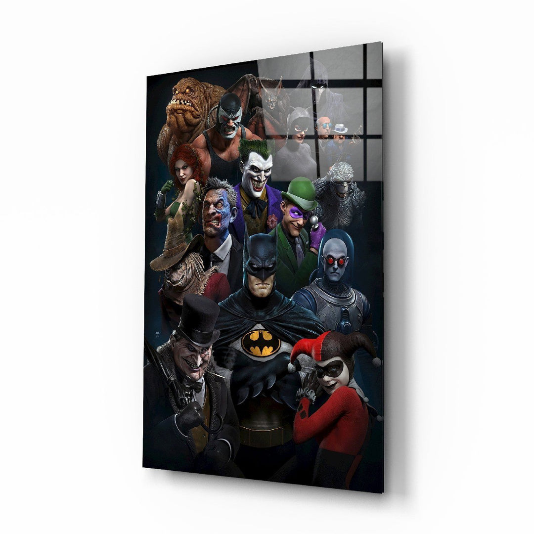 Batman Evreni Cam Tablo