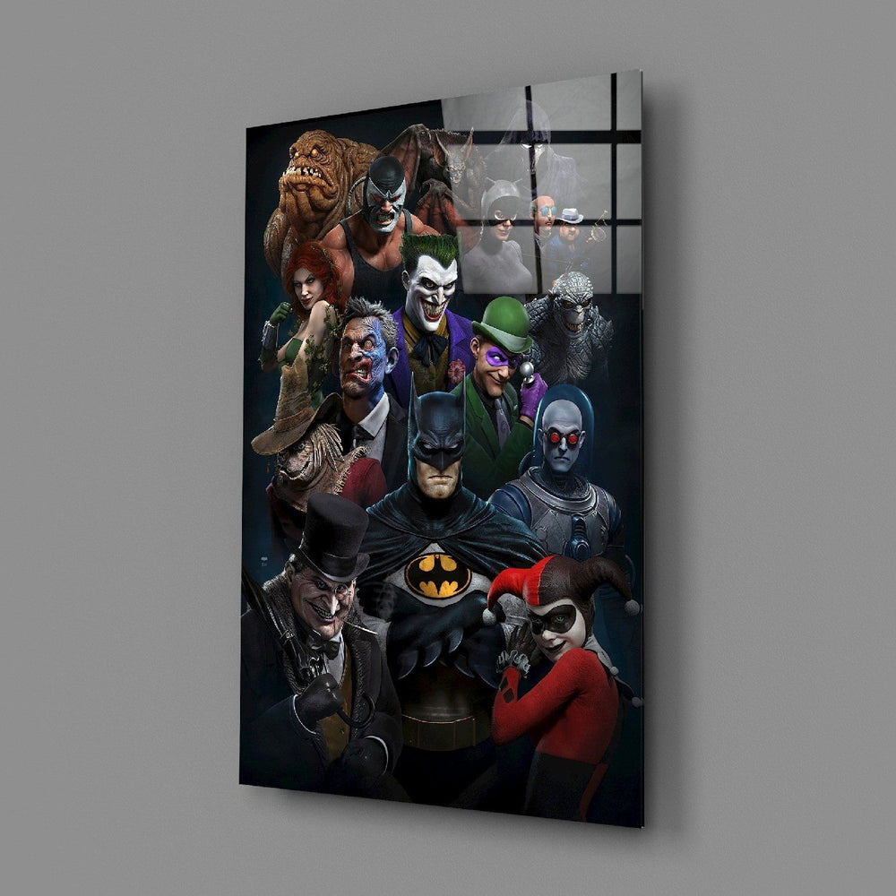 Batman Evreni Cam Tablo