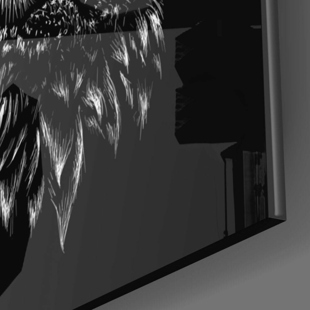 Baykuş Cam Tablo No:4081