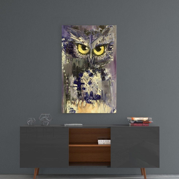 Baykuş Cam Tablo No:5081