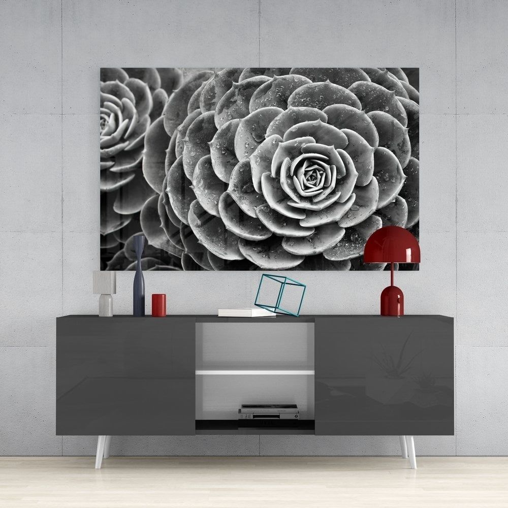 Çiçek Cam Tablo No:3038