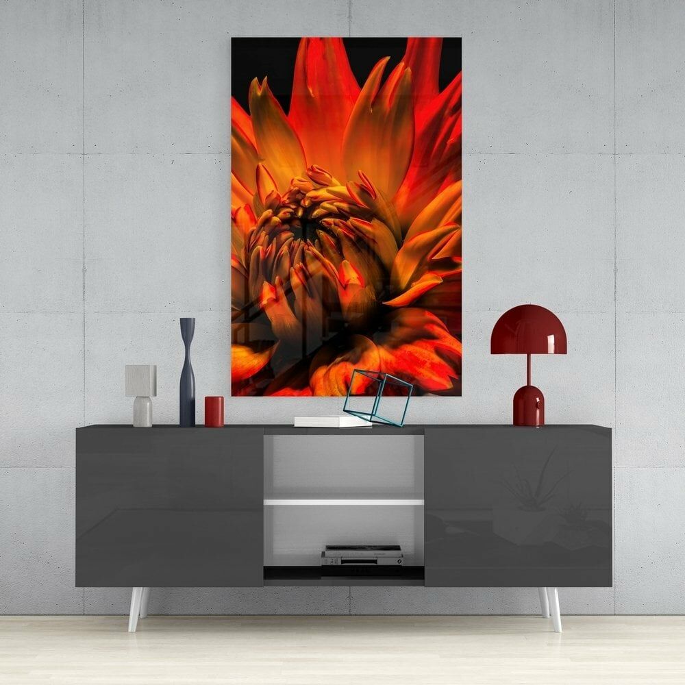 Çiçek Cam Tablo No:3077