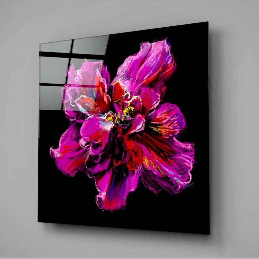 Çiçek Cam Tablo No:4068