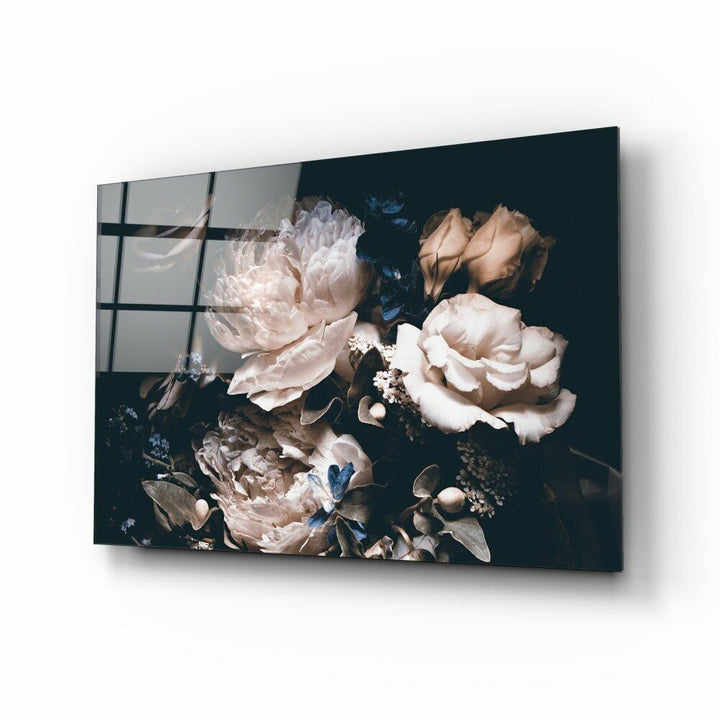 Çiçekler Cam Tablo