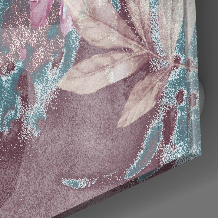 Çiçekler Cam Tablo