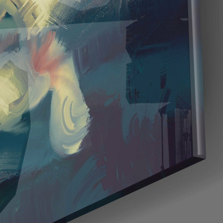 Çiçekler Cam Tablo