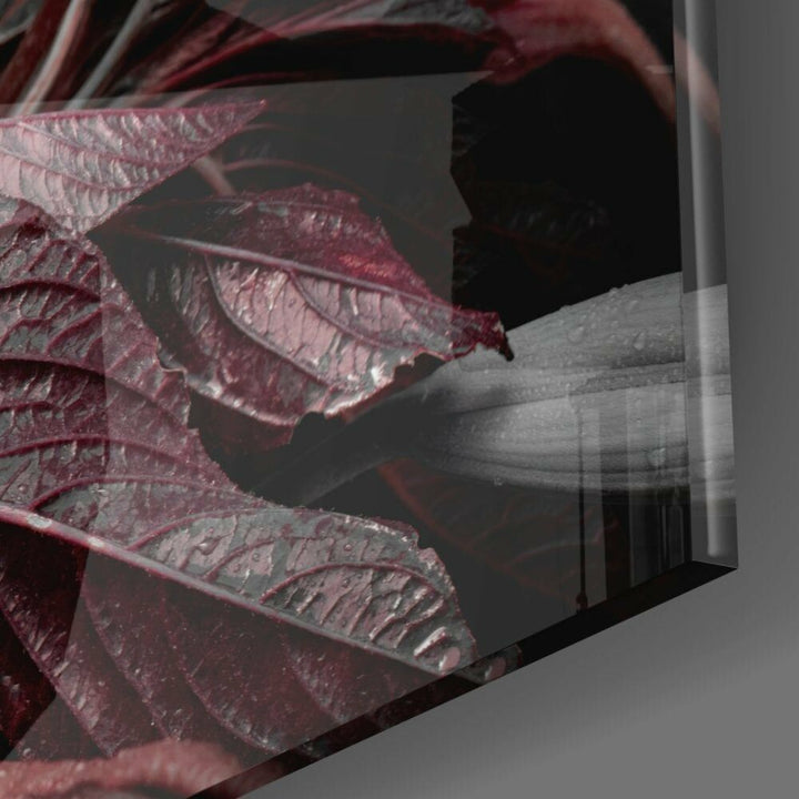 Çiçekler Cam Tablo