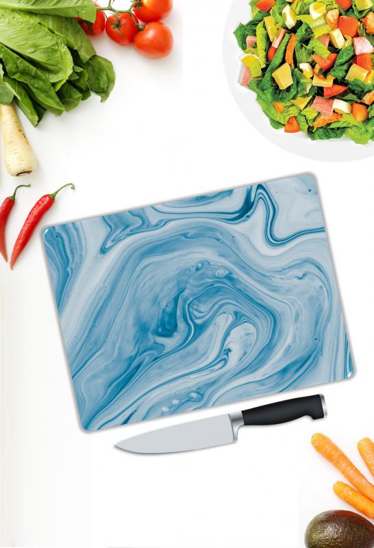 Mermer Desen Cam Kesme Tablası