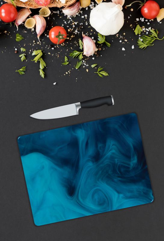 Minimal Desen Cam Kesme Tablası