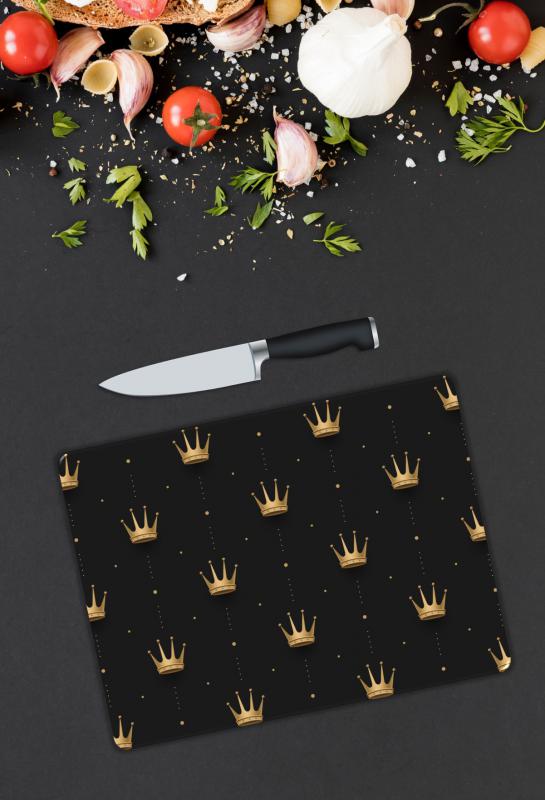 King Desen Cam Kesme Tablası