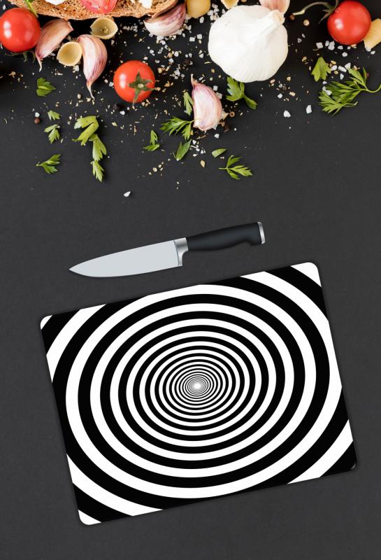 Girdap Desen Cam Kesme Tablası