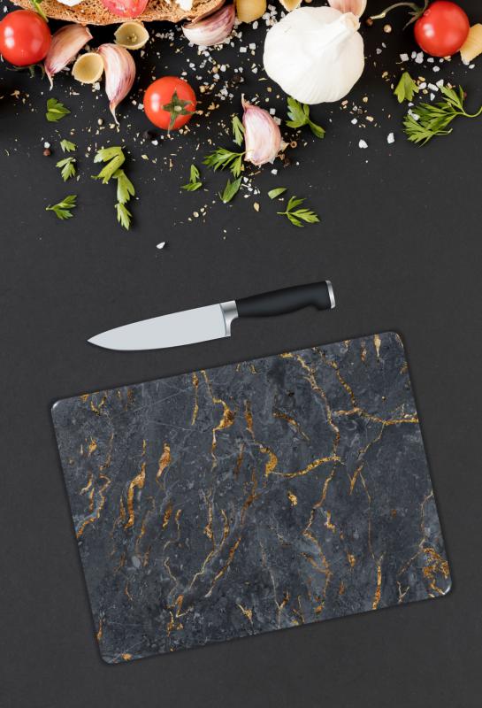 Mermer Desen Cam Kesme Tablası