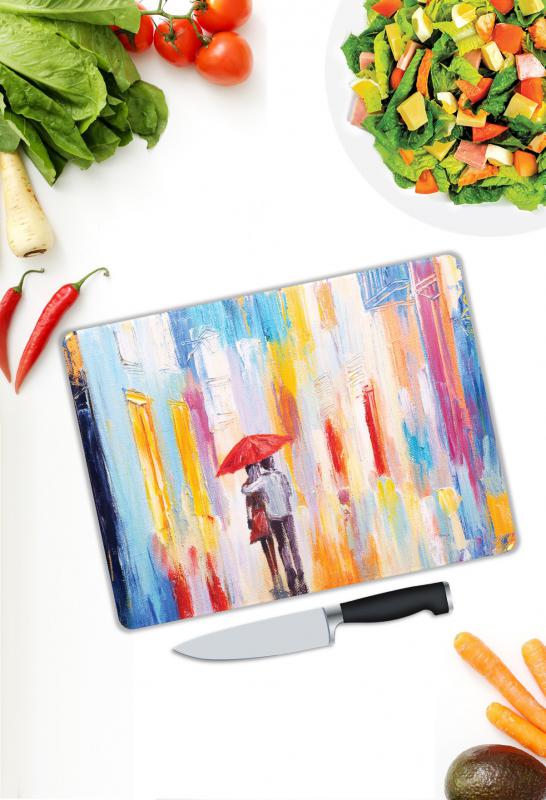 Yağlı Boya Desen Cam Kesme Tablası