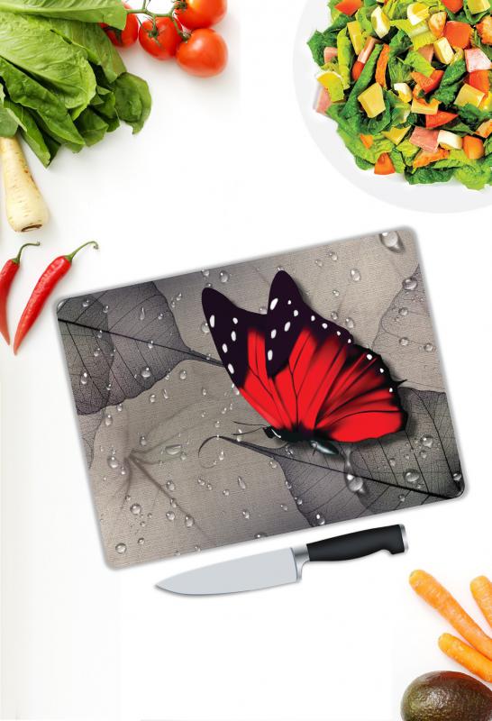 Kelebek Desen Cam Kesme Tablası