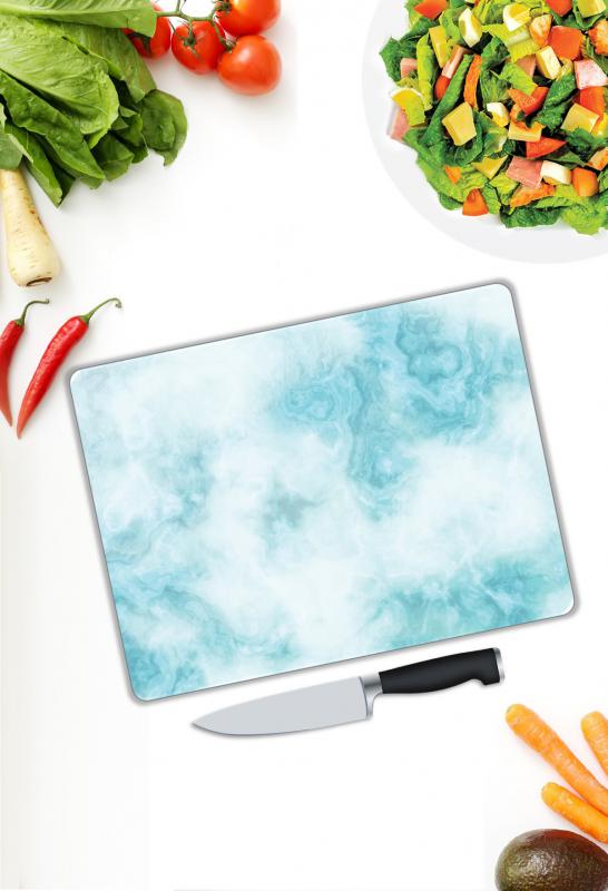 Minimal Desen Cam Kesme Tablası