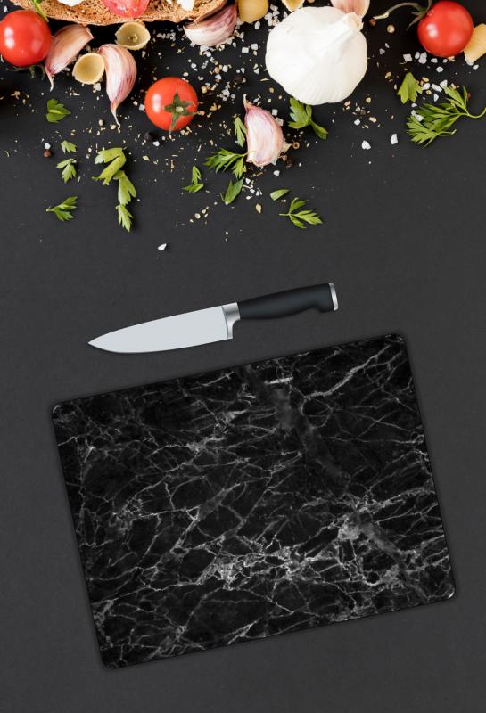 Minimal Desen Cam Kesme Tablası