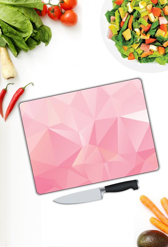 Minimal Desen Cam Kesme Tablası