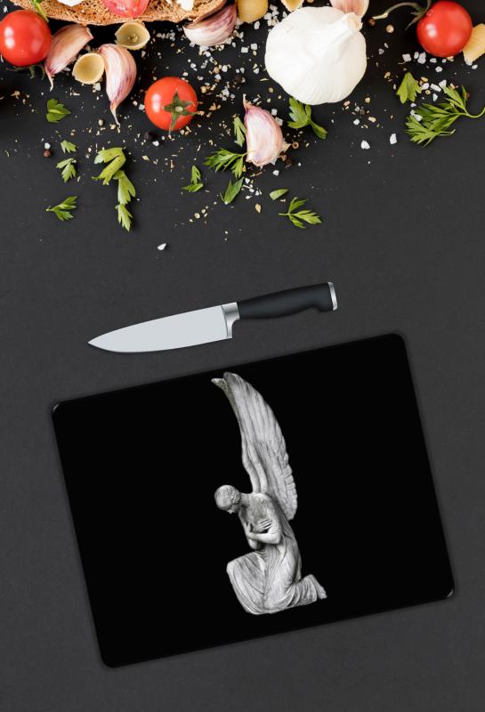 Melek Desen Cam Kesme Tablası