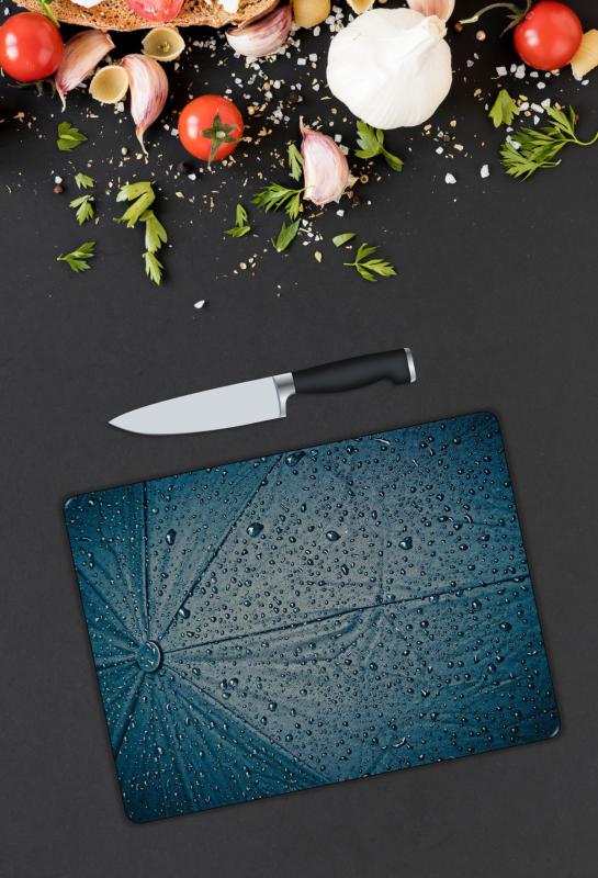 Minimal Desen Cam Kesme Tablası