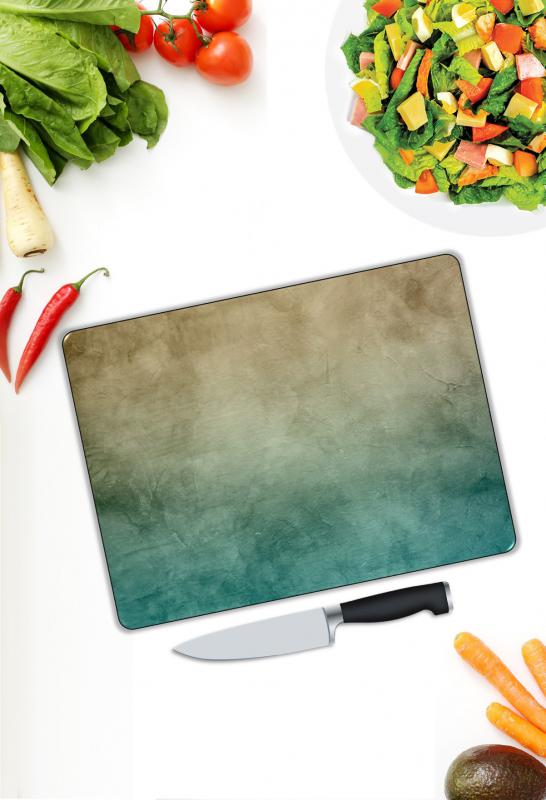 Çiçek Desen Cam Kesme Tablası