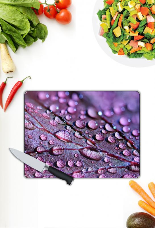 Su Damlası Desen Cam Kesme Tablası