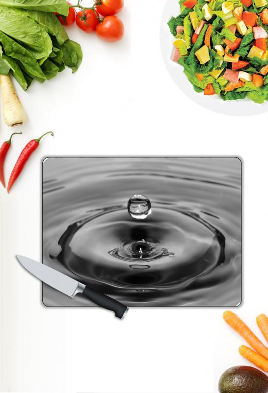 Su Damlası Desen Cam Kesme Tablası